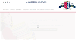 Desktop Screenshot of lagrandeecoledesaffaires.com