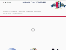 Tablet Screenshot of lagrandeecoledesaffaires.com